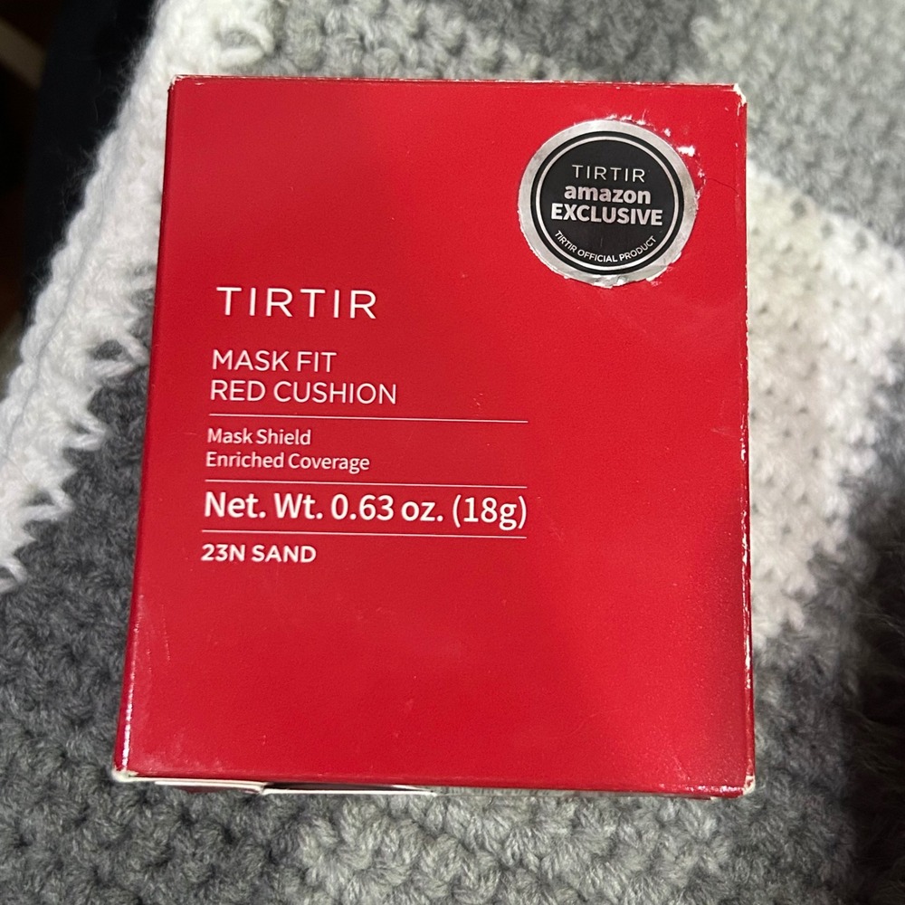 TIRTIR Mask Fit Red Cushion Foundation 23N Sand K-Beauty Viral Glass Skin Glow